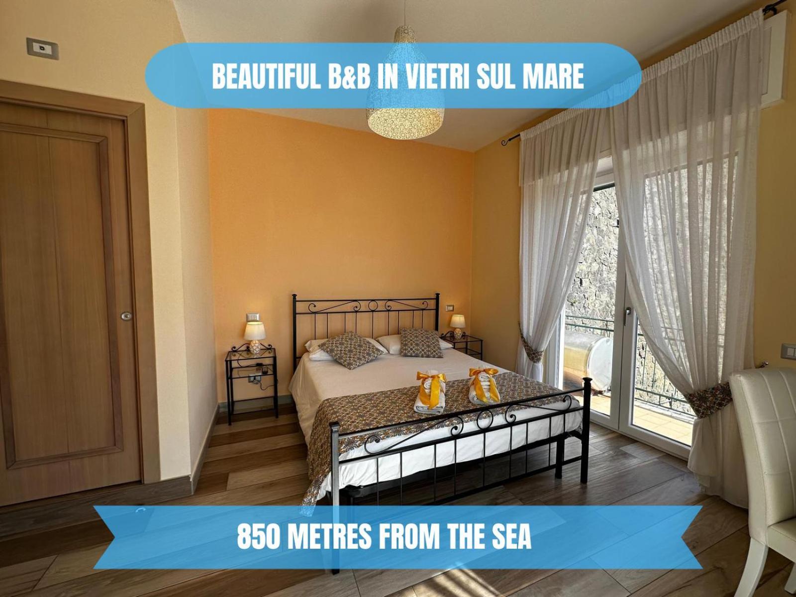 Bed and Breakfast ---5 Minutes From The Sea ---Panorama And A-C à Vietri Extérieur photo